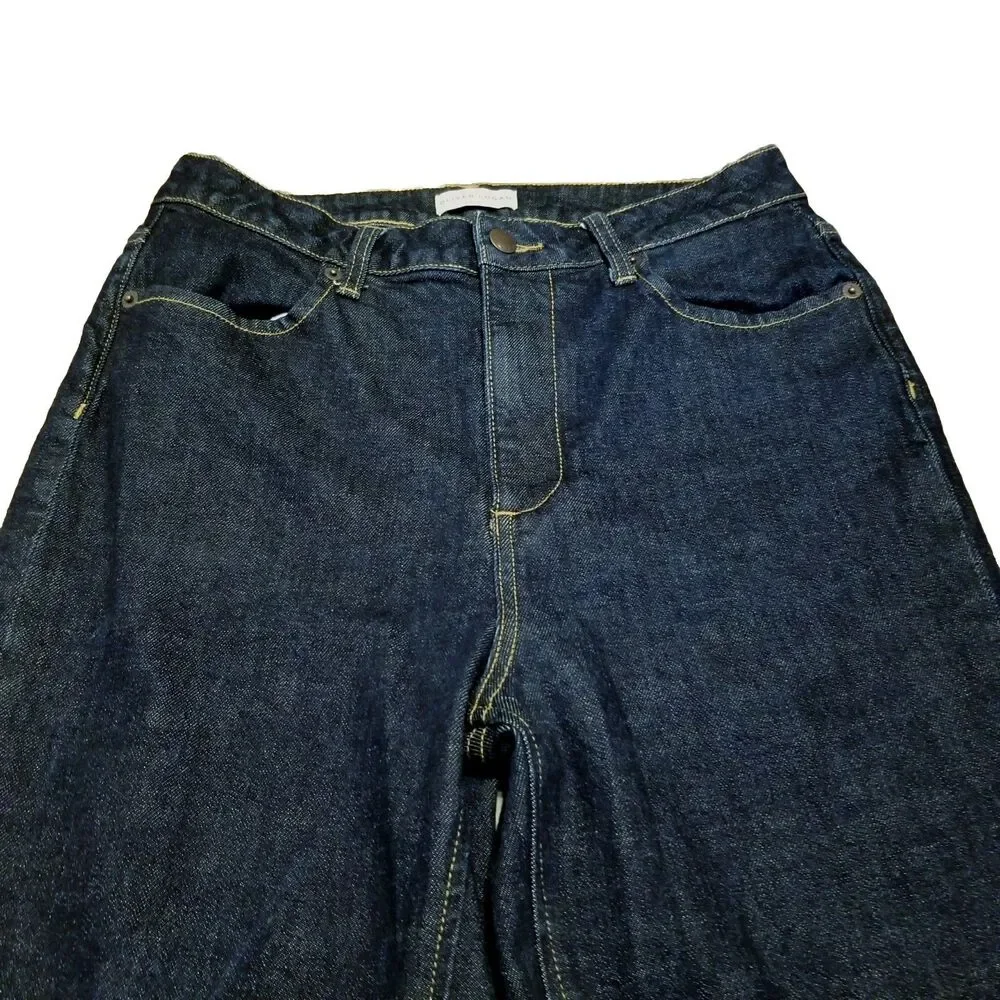 Oliver Logan Jeans Women's Size 28 Russel Flare Split Hem Stretch Denim (29x30)